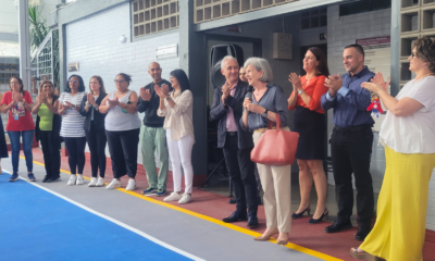 Inauguración cancha de usos múltiples